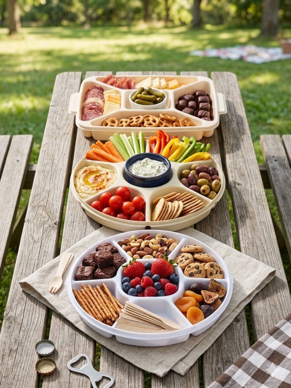 Set of 3 Party Platters / Servers / Savers